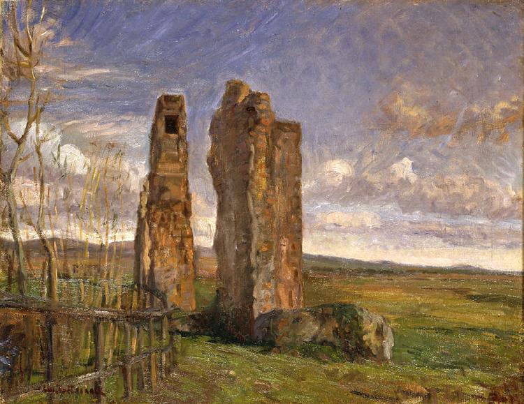 Albert Gottschalk Ruins in Campagna Germany oil painting art